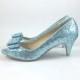 Something Blue Wedding Shoes, Blue Glitter Wedding Shoes, Light Blue Wedding Shoes, Robin Egg Blue Wedding Shoes Blue Heels (Made To Order)
