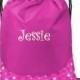 Personalized Bag, Drawstring Bag, Cinch Backpack, Drawstring Backpack, Flower Girl Gift, Ring Bearer Bag, Gymnastics Bag, Beach Bag, Toy Bag
