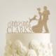 Rustic Wooden Cake Topper 