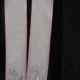 Graduation stole.. Clergy religion sashes  Embroidered white Dove of peace in heavyweight white satin with pink satin trim