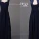 Simple Navy Blue A Line Long Bridesmaid Dress/Navy Long Floor Length Prom Dress/Navy Long Prom Dress/Navy Prom Dress/Party Dress DH477