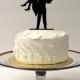 Cute Silhouette Wedding Cake Topper Bride and Groom Dancing Silhouette Wedding Cake Topper Mr and Mrs Cake Topper