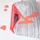 Will You Be My Bridesmaid Gift // Coral & Grey Stripes