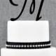 Letter M - Initial Cake Topper, Monogram Wedding Cake Topper, Custom Cake Topper
