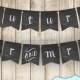 Future Mr & Mrs Wedding Banner Photo Prop Chalkboard Style / Reception Decor / Engagement Party Decor - Print Your Own - INSTANT DOWNLOAD