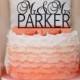 Mr&Mrs Wedding Cake topper