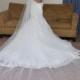 One Tier Cathedral Veil 108 Inches Long With Pencil Edge - Ships in 3-5 Business Days