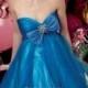 A line Sweetheart Beading with Bow Homecoming DressesSKU: HD00127
