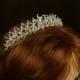 Crystal Headpiece - Ainsley Wedding Tiara with Crystal and Rhinestones - Bridal Headband - Bridal Hair  Accessories