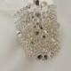 Bridal Bouquet Jewelry Crystals Beaded Embellishment Wrap