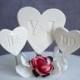 PERSONALIZED Heart Wedding Cake Topper with Initials