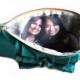 Photo Clutch- Rustic Ruffle Clutch- Birthday Gift Idea for Best Friend- Teal Red Purple And More