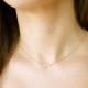Sideways Cross Necklace - Mini / Tiny - 24K Gold Vermeil - Gold Celebrity necklace, Kelly Ripa, Taylor Jacobson, Jennifer Lopez, Religious