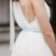 Anna // Romantic tulle gown - Asymmetrical tulle wedding dress - A line wedding dress