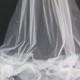 Starry night Crystal Rhinestone  Long Cathedral Length Veil available in different color-different length