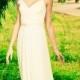 SALE- Boho wedding dress, Romantic wedding dress , backless  wedding dress, beach wedding dress