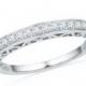 Holiday Sale 10% Off Sterling Silver or White Gold Ring, 1/4 CT. T.W.  Diamond Wedding Band