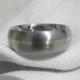 Titanium White Gold Ring or Wedding Band Domed Profile
