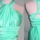 Mint Green Convertible Dress...67 Colors... Bridesmaids, Wedding, Honeymoon, Tropical,  Vacation
