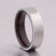 titanium wood ring flat band wedding ring cocobolo wood  ring
