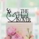 Wedding Cake Topper, The Hunt Is Over Cake Topper, Cake Topper Wedding, Deer Cake Topper