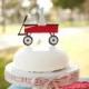 Little Red Wagon Cake Topper - 1st Birthday Decorations - ANY AGE - Cake Decorations - Smash Cake - Baby's 1st Cake
