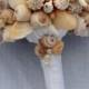 Starfish and Seashell Bouquet/Boutonierre Set