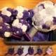 Brooch Bouquet Package, DEPOSIT, Purple, Lavender, & Ivory Brooch Bouquet, CUSTOM MADE, Heirloom, Purple Bouquet, Coral, Pink, Fuchsia, Rose