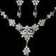 Art Deco Swarovski Bridal jewelry set, Bridal necklace, Couture Bridal, Bridal earrings, Wedding jewelry, Wedding necklace and earrings