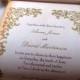 Rustic wedding invitation, wedding invitations, scroll invitation, boxed wedding invitation scroll, gold and brown SAMPLE