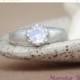 ON SALE Lavender Moon Quartz Bold Solitaire Engagement Ring in Sterling  - Artisan Lavender Quartz Wedding Ring, Commitment Ring, Promise Ri