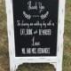 Wedding Easel, rustic chalkboard, vintage, Distressed, customization available