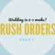 RUSH Order - Custom Made BRIDESMAID ROBES, kimono crossover, bridesmaids gift, handmade, floral, bridal shower, wedding