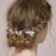 Fresh water Pearl Wedding Hair Accessories, Bridal Hair Pins, Formal Hair Pins, Wedding Hair piece, Cream Pearl Hair Pins MD079