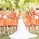Orange Convertible Dress...Bridesmaids, Date Night, Cocktail Party, Prom, Special Occasion, Beach, Vacation