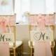 Wedding Signs, MR. AND MRS. Chair Signs, Wedding Photo Props, Double sided, Bride and Groom
