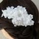 Bridal Hairpiece, Lace Hair Comb, Wedding Headpiece, Rhinestone Hair Comb, Bridal Hair Accessory, Wedding Hair Comb, Lace Hair Comb, Vintage