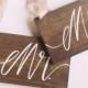 Mr and Mrs Chair Signs Rustic Wooden Wedding Signs, Photo Prop Signs, The Paper Walrus