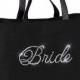 SALE-Rhinestone Bride Tote Bag
