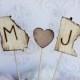 Personalized Cake Topper Engraved Wood States Rustic Wedding (item E10517)