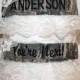 Military Bridal Garters (White Lace) - Army, Navy, Marines & Air Force