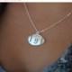 Custom Football Necklace with any number mirrored acrylic by Chicago Factory- (S099)