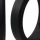 Silicone Wedding Ring by Knot Theory - Safe & Lightweight Wedding Band (Black)