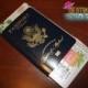 Vanessa's Destination Wedding Invitations - DIY - Leatherette Cover + Foil Generic Sample Wedding Passport