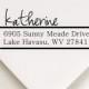 Custom Return Address Stamp -  - The Perfect Gift - Katherine Design
