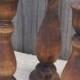 Set of 3 Wooden Candle Holders - Item 1148