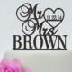 Wedding Cake Topper,Mr and Mrs Cake Topper With Last Name,Custom Cake Topper,Personalized Cake Topper,Wedding Decoration C081
