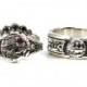 Star Wars Enagagement Ring Set - Exploded Death Star with Purple Diamonds