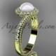 14kt yellow gold diamond wedding ring, engagement ring AP379