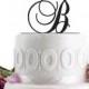 ON SALE !!! Wedding Cake Topper Initial Wedding Decoration Cake Decor